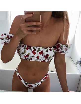 off the shoulder bikini